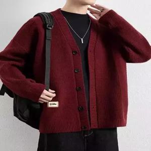 엘럽 남사친 니트 가을 트렌드 카디건 브이넥 멋스러운 원템3