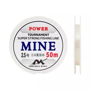 싸파 더블킬 마인 MINE 50m 2.5호 투명 모노 나일론 낚시 줄 낚싯 민물낚싯 중층 중층목 민물목 용줄 목줄