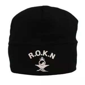[군헌터] 스판 비니 ROKN 해군 검정 겨울 군대 모자 (11639523A)