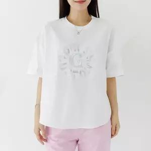[데드라]브딘큐빅프린팅티셔츠 TBF3084