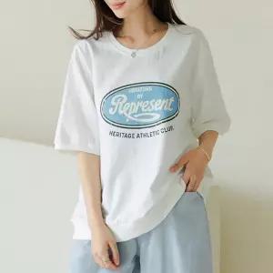 [데드라](110size)켈르프린팅반팔티셔츠 TBF3068