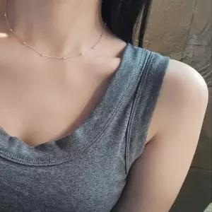 SS1008 여성 볼 체인 심플 목걸이 미니 볼 데일리 은목걸이 실버 925 은목걸이 목걸이