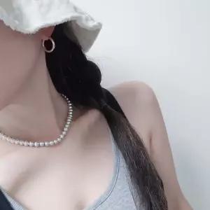 SS1018 여성 은볼 목걸이 볼드 심플 데일리 은목걸이 실버 925 은목걸이 목걸이 여성목걸이