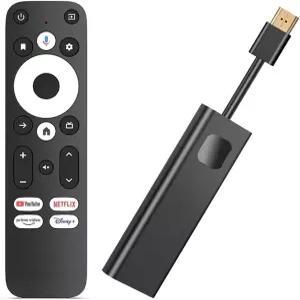 팬텀 Dcolor GD1 4K 안드로이드 TV 스틱 인증 KD3 어시스턴트 음성 원격 프라임 비디오 크롬캐스트 플레이
