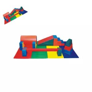 오햐 울트라 매트 세트 뜀틀 계단 미끄럼틀 저평균대 롤러 울트라매트4장 x 3.5cm 어린이체육 쿠션바닥패드