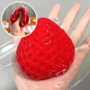 스퀴시 딸기 말랑이 장난감 타바 볼 스트레스 해소