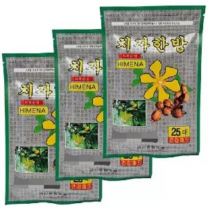 치자 한방 25매입 붙이는 패드 패치 건강 찜질팩 3개