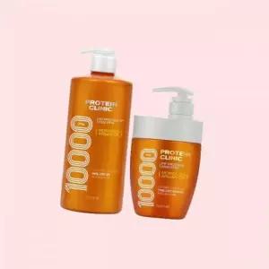 엘라스틴 프로틴클리닉 10000 단백질 고영양 샴푸 1000ML x 1개 + 트리트먼트 700ML 4560525