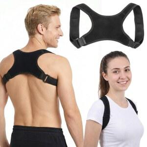 YBEATY 자세 보조기 허리 스트레이트너 교정기 가능한 경량 통기성 상부 조절 편안한