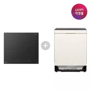 [롯데백화점]LG전자 [LG전자 직영] LG 인덕션+식기세척기 세트모델 BEI3QEBLOE+DUE5BGL2E