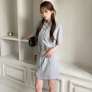 여성 반팔 집업 크롭 미니스커트 운동 세트