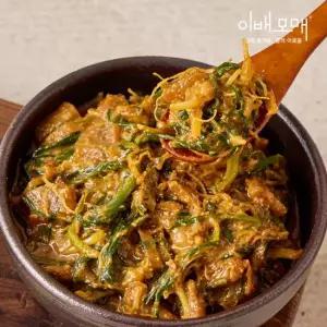 이배모매 한식명장 반찬 달래 된장찌개 양념 500g 3회분)
