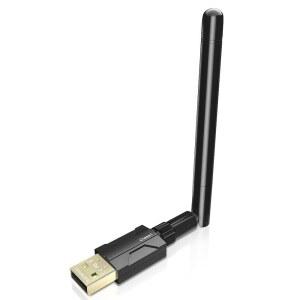 데스크탑 PC용 USB Bluetooth 5.1 어댑터: 노트북 Windows 11 / 10 / 8.1, Pair BT 헤드폰 / 헤드셋 / 스피커 / 마우스 / 키보드 / 프린터용 장거리 300FT 무선 동글