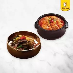 [원할머니] 명품육개장 600g 3팩 + 고기 듬뿍 김치찌개 500g 3팩