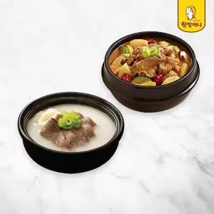 [원할머니] 명품설렁탕 600g x 3팩 + 된장찌개 500g x 3팩