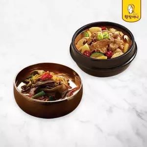 [원할머니] 명품육개장 600g 3팩 + 차돌 된장찌개 500g 3팩