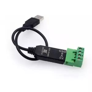 RS485 to USB 변환기 케이블 4핀 터미널 31.5cm 컨버터 어댑터 시리얼
