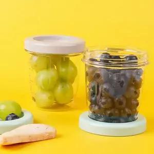 220ml 트라이탄 이유식 용기 실리콘 이유식 보관 용기 아기 냉동 WFNUSMB