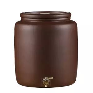 도자기 물통 물항아리 물병 20L 옹기 30L 물독 찻집 수도꼭지 카페