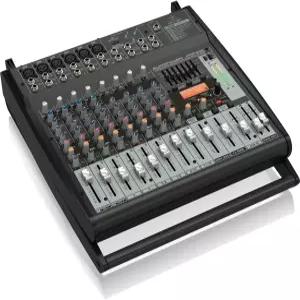 베링거 유로파워 PMP500 500와트 12채널 믹서 클라크 테크닉 멀티 FX 프로세서 컴프레서 FBQ 피드백 감지