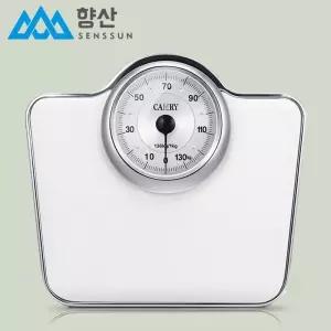아날로그 체중계 하얀색 스타일 기계 정밀 건강 빈티지 측정 헬스 화이트