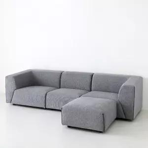 네르센 패브릭 모듈소파 4인 SHS032 그레이 5581.9966 당일발송
