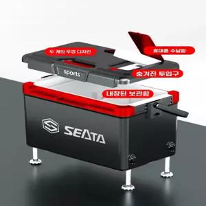 SEATA 38L 캐리어 손잡이형 화이트 캐리쿨러 패키지 아이스 40L