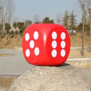 초대형주사위 40cm 이벤트 행사용 보드게임 키트 벌칙 플레임레드 놀이 야유회 추첨 수리