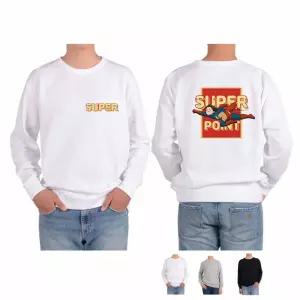맨투맨 전색상 뉴트로 슈퍼우먼 프린트셔츠 Uad5+5qvo