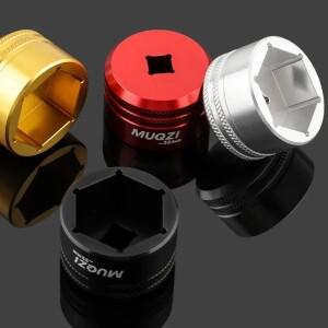 1개 26mm 자전거 포크 탑 캡 소켓 툴 렌치 폭스 40mm 서스펜션 캡용