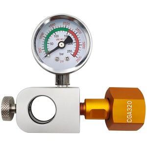 핑크색 CO2 실린더용 충전소 탄산음료 게이지가 고압 테라 호환되는 있는 소다 어댑터,
