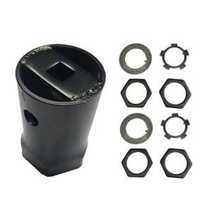도요타 FJ 54MM 패트롤 닛산 모델용 드라이브 6점 LN 육각 소켓 허브 RN 로크너