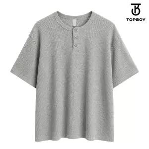 [NS홈쇼핑]와플 헨리넥 반팔 티셔츠 (TR888)[35943218]