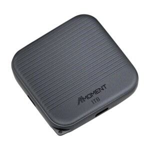 MMOMENT 1TB 마그네틱 외장 휴대용 SSD u2013 950MB /s 읽기 u2013, MagSafe, USB-C, USB-A, iPhone 15/16, Mac, PC (MU P100)와 호환되는 ProRes 4K u2013 휴대폰 SSD