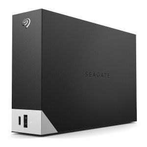 Seagate One Touch Hub, 16TB, 외장 하드 드라이브 데스크탑 HDD u2013 USB-C 및 USB 3.0 포트, 컴퓨터 데스크탑 워크스테이션 PC 노트북 Mac용 (STLC16000400)