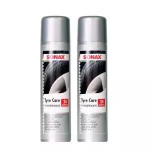 (400ml x 2개) 소낙스 타이어 광택 보호제 셀프 자동차 타이어 코팅 광택 세정제