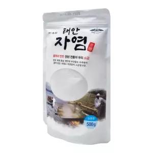 끓여만든 전통 식용 요리용 맛있는 소금 태안 자염 450g