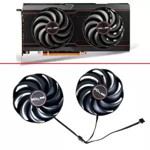 사파이어 RX 6500 RX 6600XT 8G D6 플래티넘 에디션 냉각용 GPU 선풍기 90mm CF9010H12D FDC10H12D9-C 85mm