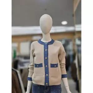 [ab.f.z] 세이브존05 데님 배색 트위드 가디건 lfa5hy36 (S49769995)
