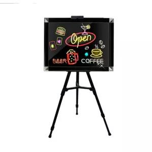 네온보드 LED 4색 삼각이젤포함 (58cmx85cm)