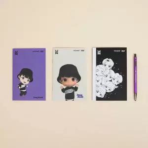 아트박스/오피스큐 타이니탄 153 ID 노트세트 Jung Kook 0.7mm 종이 노트3권