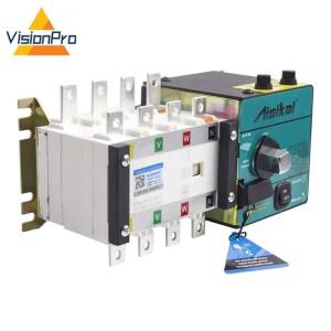 AISIKAI AKT2-100A-4P 160A-4P 250A-4P 300A-4P 발전기 세트 컨트롤러 ATS 이중 전원 자동 전환 스위치