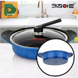 전골냄비 무쇠 요리 주물 직화 내열 뚝배기 주방 조리 대형 탕 전통 28cm 음식 찌개 국물 열전도 불판
