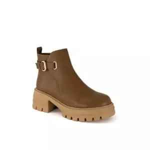 [롯데백화점]탠디 여성 앵클 부츠 (굽 6CM) G24441_L-BROWN