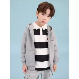 빈폴 키즈 Essential 후드 집업 그레이 (BI5141UE63) 63 4682680