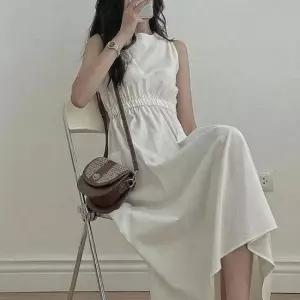 [의류] 여자 여름 셔링 민소매 원피스 데일리룩