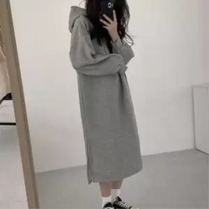 [의류] 후드 긴 원피스 롱원피스 데일리 가벼운