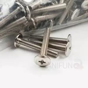 6mm 니켈 6x50 평볼트 납작머리 접시볼트 연결볼트 커넥팅볼트 십자볼트