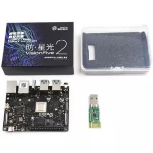 652F VisionFive2 RISC-V 단일 보드 컴퓨터 Starfive JH7110 통합 된 GPU 8GB 메모리 WiFi 선택 사항가있는