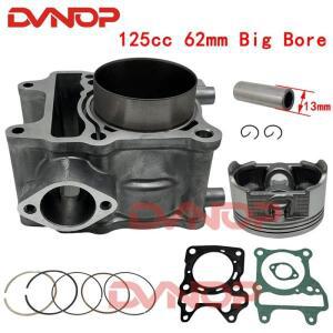 혼다 Lead125 WW Pcx125 Click125i Forza 125 용 큰 구멍 실린더 키트 4행정 엔진 62mm 52.4mm 12100-KZR-6